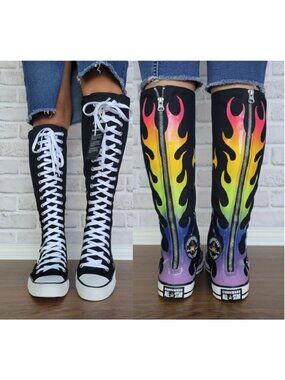 ⭐Converse Chuck Taylor All Star XXHi Pride Sz 8 Mens Shoes Sneaker Black A15779C